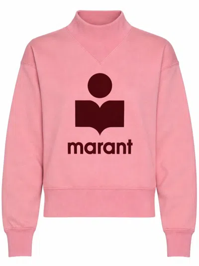 Isabel Marant Étoile Marant Étoile Moby Cotton Sweatshirt In Pink