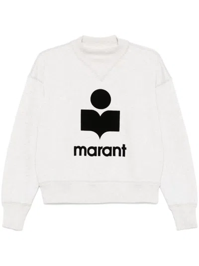 ISABEL MARANT ÉTOILE MARANT ETOILE MOBY LOGO COTTON SWEATSHIRT