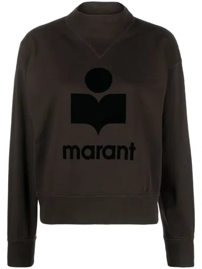 ISABEL MARANT ÉTOILE MARANT ETOILE MOBY LOGO COTTON SWEATSHIRT