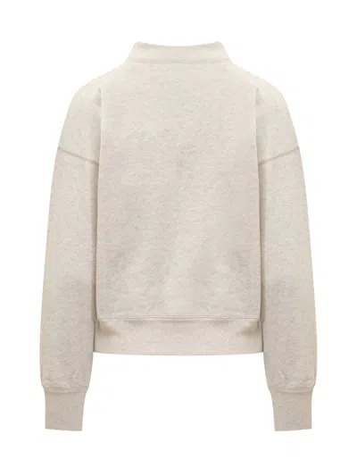 Isabel Marant Étoile Marant Étoile Moby-gz Crewneck Sweatshirt In Ecru