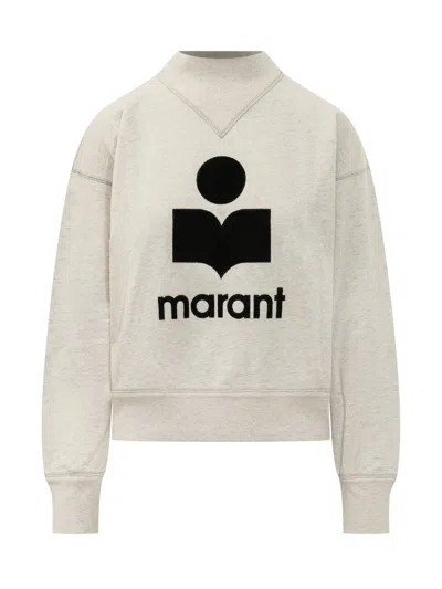 Isabel Marant Étoile Marant Étoile Moby-gz Crewneck Sweatshirt In White