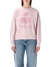Isabel Marant Étoile Marant Étoile Mobyli Cotton Sweatshirt In Pink