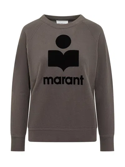 Isabel Marant Étoile Marant Étoile Modern Mini Sweatshirt In Faded Black