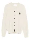 Isabel Marant Étoile Marant Etoile Mona Wool And Cotton Blend Cardigan In Orange