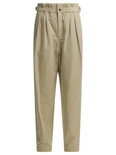 Isabel Marant Étoile Neriah Straight-leg Pants In Nude
