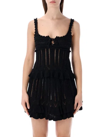 Isabel Marant Etoile Marant Étoile Neves Frilly Tank Top In Black