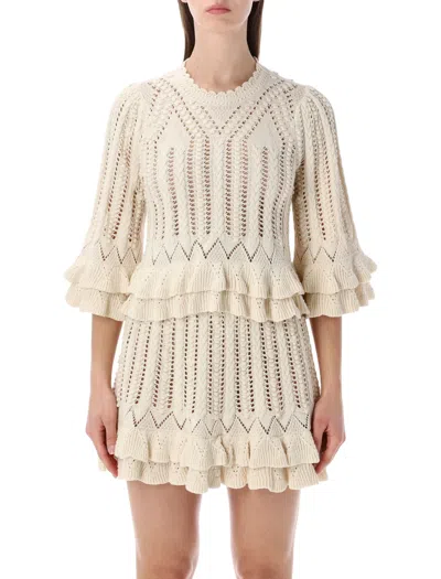 Isabel Marant Etoile Marant Étoile Norma Frilly Sweater In Neutral