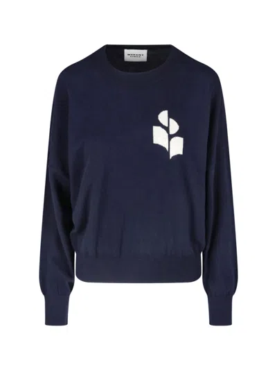 Isabel Marant Étoile Marant Etoile Ribbed Cotton-wool Sweater For Women In Transparent