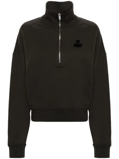 Isabel Marant Étoile Marant Etoile Ross Logo Cotton Swtashirt