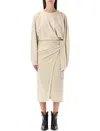 Isabel Marant Étoile Isabel Marant Etoile Marant Étoile Sandrine Sweatshirt Dress In White
