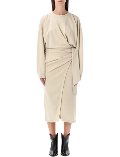 Isabel Marant Étoile Isabel Marant Etoile Marant Étoile Sandrine Sweatshirt Dress In White