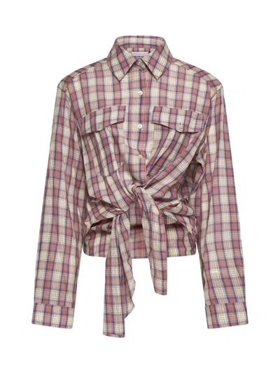 Isabel Marant Étoile Marant Etoile Shirts In Antik Pink/yellow