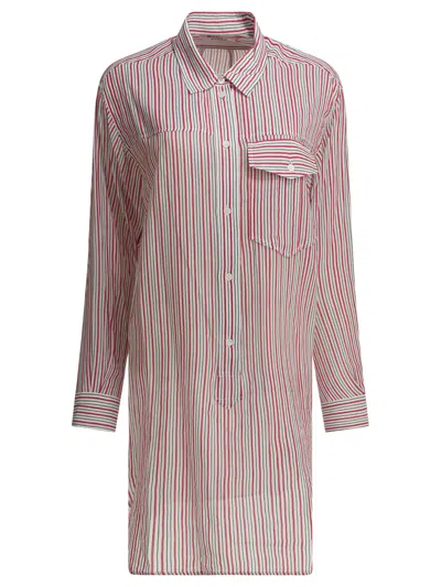 Isabel Marant Étoile Isabel Marant Etoile Striped Chemisier Dress In Multi