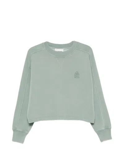 Isabel Marant Étoile Marant Etoile Sunny Cotton Sweatshirt In Green