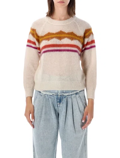 Isabel Marant Étoile Marant Etoile Super Kid Mohair Blend Sweater For Women In Beige