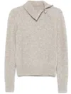 Isabel Marant Étoile Sand Beige Odelle Sweater In Gray