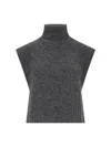 Isabel Marant Étoile Megan Alpaca Blend Knit Vest In Grey