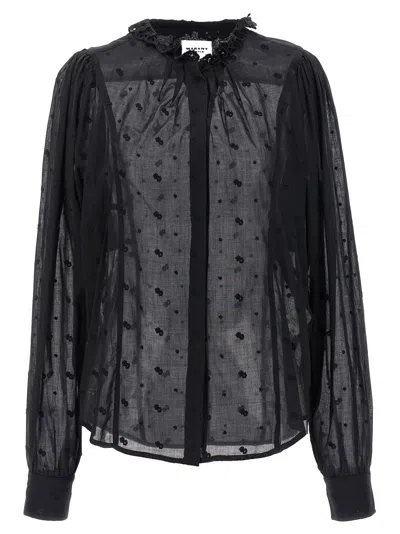Isabel Marant Étoile Marant Etoile Terzali Blouse In Black