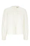 Isabel Marant Étoile Valmira Shirt And Blouse In White
