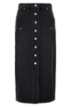 Isabel Marant Étoile Marant Etoile Vandy Denim Cotton Skirt