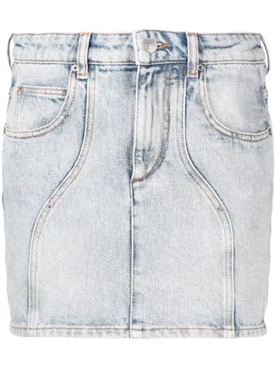 Isabel Marant Étoile Marant Etoile Vesna Denim Mini Skirt