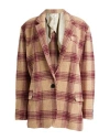 Isabel Marant Étoile Marant Étoile Woman Blazer Brick Size 6 Virgin Wool In Red