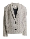 Isabel Marant Étoile Marant Étoile Woman Blazer Ivory Size 8 Wool, Acrylic, Polyamide, Polyester, Mohair Wool In White