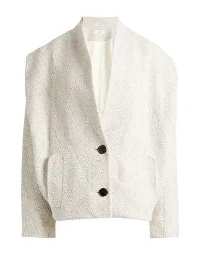 Isabel Marant Étoile Marant Étoile Woman Blazer Light Grey Size 6 Wool, Acrylic, Polyamide, Polyester, Mohair Wool