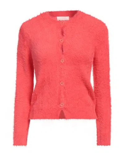 Isabel Marant Étoile Marant Étoile Woman Cardigan Coral Size 6 Polyamide In Red