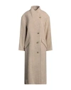Isabel Marant Étoile Marant Étoile Woman Coat Beige Size 4 Wool