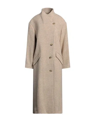 Isabel Marant Étoile Marant Étoile Woman Coat Beige Size 4 Wool