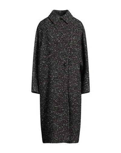 Isabel Marant Étoile Marant Étoile Woman Coat Black Size 6 Virgin Wool, Synthetic Fibers, Acrylic, Wool, Alpaca Wool
