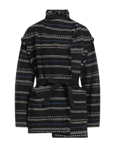 Isabel Marant Étoile Marant Étoile Woman Coat Black Size 8 Cotton, Polyester