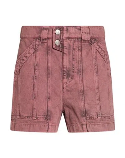 Isabel Marant Étoile Marant Étoile Woman Denim Shorts Antique Rose Size 4 Cotton In Pink