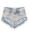 Isabel Marant Étoile Marant Étoile Woman Denim Shorts Blue Size 10 Cotton