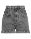 Isabel Marant Étoile Marant Étoile Woman Denim Shorts Grey Size 2 Cotton In Grey