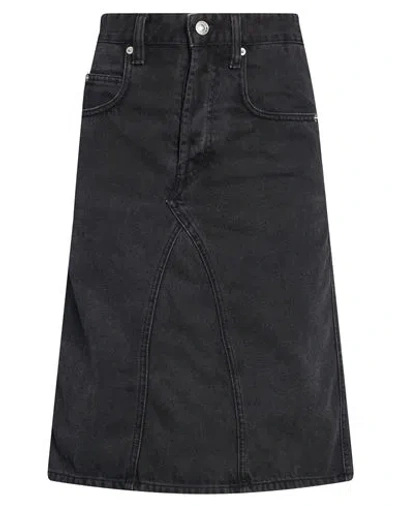 Isabel Marant Étoile Marant Étoile Woman Denim Skirt Black Size 2 Cotton