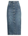 Isabel Marant Étoile Marant Étoile Woman Denim Skirt Blue Size 6 Cotton In Blue