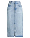 Isabel Marant Étoile Marant Étoile Woman Denim Skirt Blue Size 6 Tencel In Blue