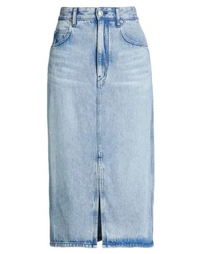 Isabel Marant Étoile Marant Étoile Woman Denim Skirt Blue Size 6 Tencel