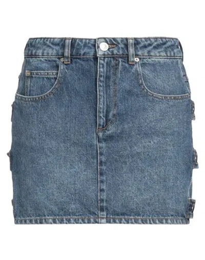 Isabel Marant Étoile Marant Étoile Woman Denim Skirt Blue Size 8 Cotton