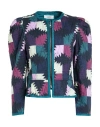Isabel Marant Étoile Marant Étoile Woman Jacket Midnight Blue Size 2 Cotton In Blue