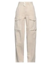 Isabel Marant Étoile Marant Étoile Woman Jeans Beige Size 10 Cotton