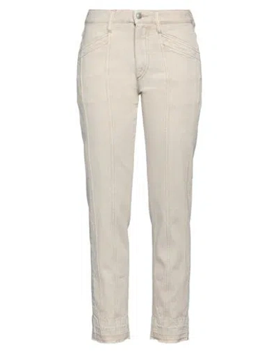 Isabel Marant Étoile Marant Étoile Woman Jeans Beige Size 6 Cotton