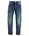 Isabel Marant Étoile Marant Étoile Woman Jeans Blue Size 10 Cotton In Blue