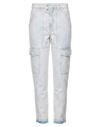 Isabel Marant Étoile Marant Étoile Woman Jeans Blue Size 2 Cotton In White