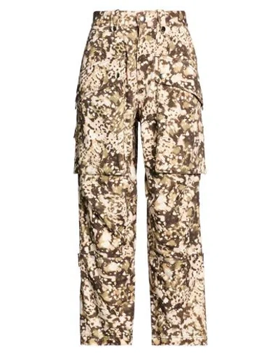 Isabel Marant Étoile Marant Étoile Woman Jeans Dark Green Size 8 Cotton In Multi