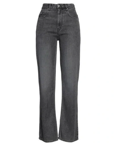 Isabel Marant Étoile Marant Étoile Woman Jeans Charcoal Size 12 Tencel In Grey