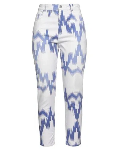 Isabel Marant Étoile Marant Étoile Woman Jeans White Size 4 Cotton, Elastane