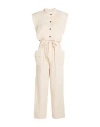 Isabel Marant Étoile Marant Étoile Woman Jumpsuit Ivory Size 8 Viscose, Cotton, Nylon In White
